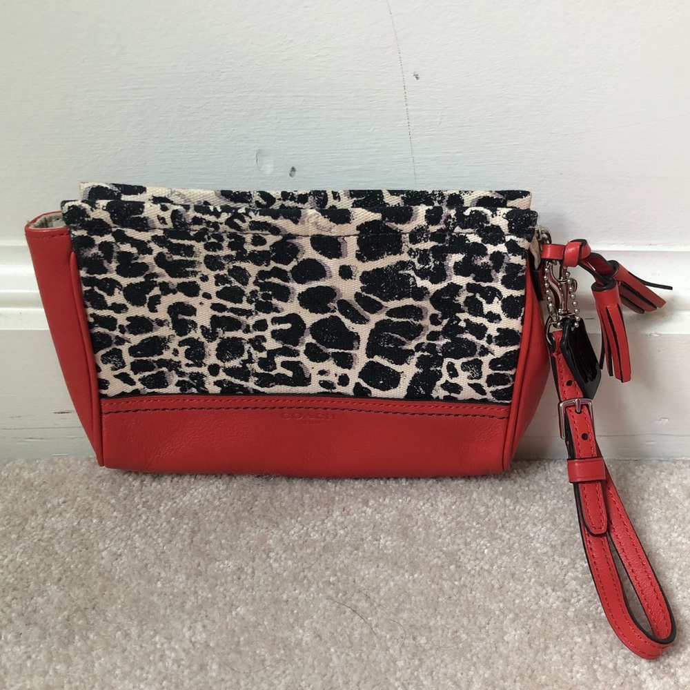 Coach Cheetah Wristlet